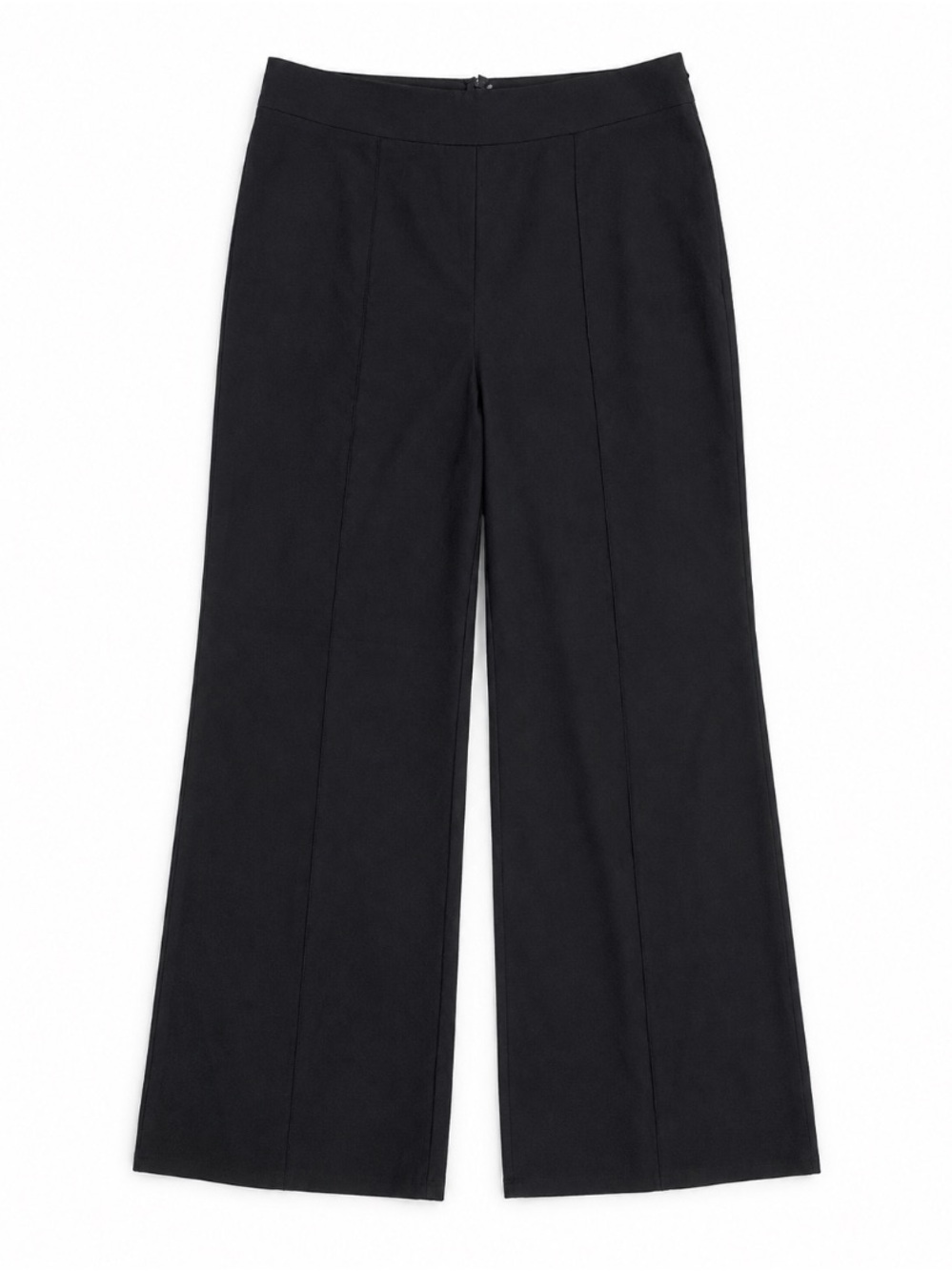 Fashion Nova • Black • High Waist • Wide-Leg • Front Seam Pants • 2X